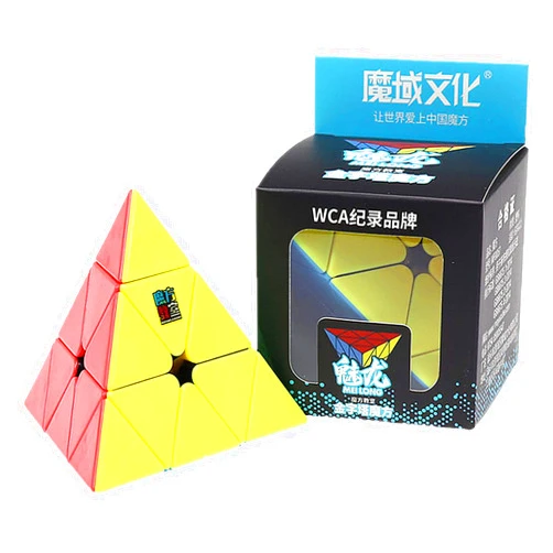LiangCuber Moyu Pyraminx 3x3 Speed Cube Stickerless Meilong 3x3 Pyramid Puzzle Cubes