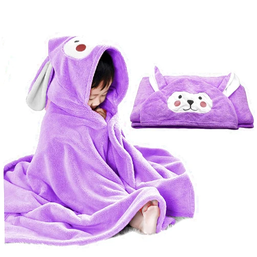ROMASA Baby Bath Towel Ultra Soft Hooded Towel Highly Absorbent Bathrobe Blanket Toddlers Shower Gifts for Boys Girls-27.5