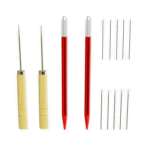 XGNG Doll Hair Rooting Holders Set Tools,DIY Handle Doll Wig Tool Supplies Doll Hair Rooting Holders Set Reroot Rehair Tools, Doll Hair Making Accessories for DIY Handle Doll Wig