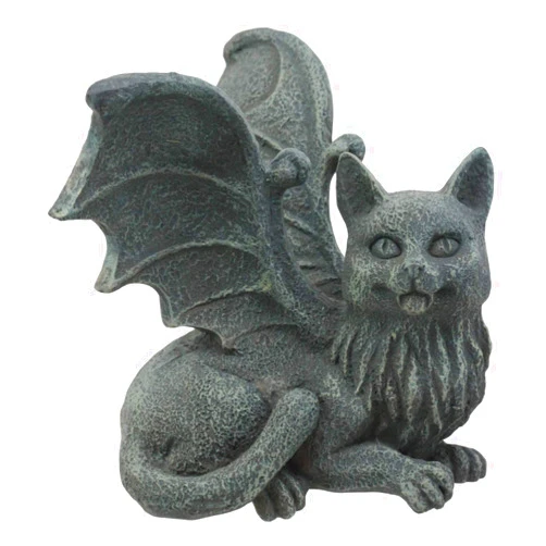Ebros Gift Ebros Gothic Winged Cat Gargoyle Ledge Shelf Desk Sitter Statue 4
