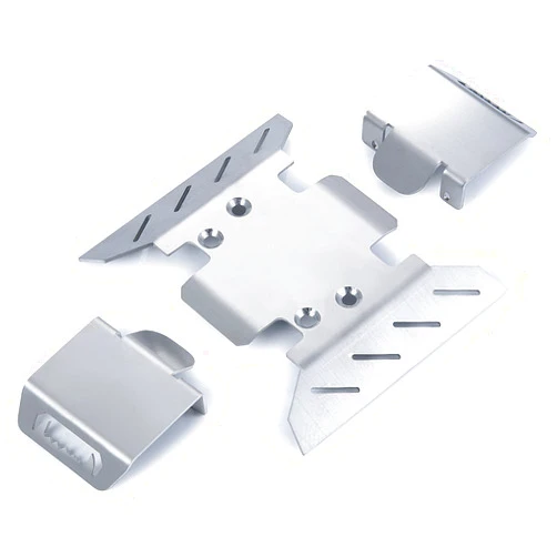 Maleonn RC Center Skid Plate Axle Chassis Armor Protector Set for 1/6 Scale RC Crawler Car Axial SCX6 Upgrades AXI05000 Accessories