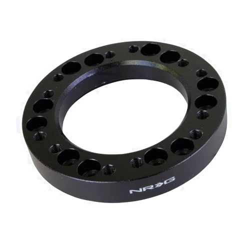 NRG Innovations NRG-SRK-500BK Steering Wheel Quick Release Adapter Spacer, 6x70 and 6x74mm Bolt Patterns, Hub Spacer 1/2