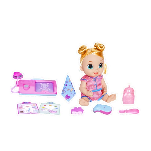 Baby Alive Lulu Achoo Doll, 12-Inch Interactive Doctor Play Toy with Lights, Sounds, Movements and Tools, Kids Ages 3 and Up, Blonde Hair