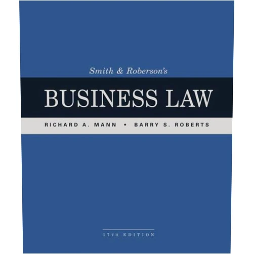 Richard Mann,Barry Roberts Smith and Roberson’s Business Law