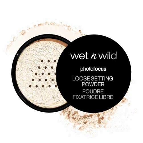 wet n wild Loose Setting Powder Photo Focus Loose Finishing Powder Off-White Translucent