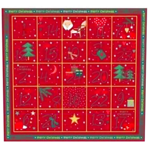 FlashPhoenix Quality Sewing Fabric – Christmas for Friends Advent Panel- Christmas Fabric 100% CottonSize 22