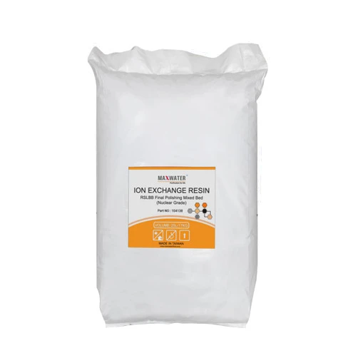 Max Water 25L Mixed Bed Virgin Grade Ion Exchange Deionization DI Resin Filter Cartridge Refill - Compatible with Water Filtration Systems for Car Wash and Aquarium RODI and window cleaning.