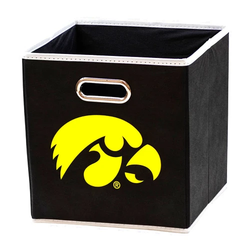 Franklin Sports NCAA College Team Fabric Storage Cubes Made to Fit Storage Bin Organizers (11x10.5x10.5)
