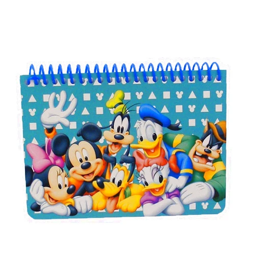 Goofy Mickey Donald Disney Mickey Mouse and Friends Spiral Autograph Book - Teal by Goofy Mickey Donald