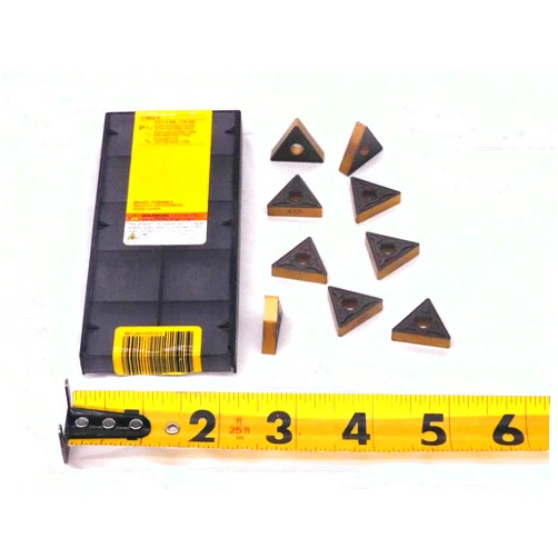 M & J Tooling LLC 9pcs SANDVIK COROMANT TNMG 22 04 08-PR 4335 TiN Carbide Inserts TNMG 432-PR 4335 - MW1494CM4