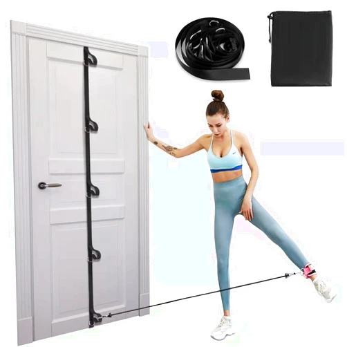 TrendyNow Door Anchor Strap for Resistance Bands, Portable Workout Resistance Band Door Anchors, Space Saving Easy Set Up Home Gym, Secure Multi Point Anchor Gym for Home Fitness