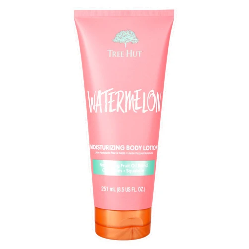 Tree Hut Watermelon Moisturizing Body Lotion | Ceramide and Squalene Formula Helps Protect Skin | Long-lasting Hydration Leaves Skin Feeling Soft & Moisturized | 8.5 fl oz.