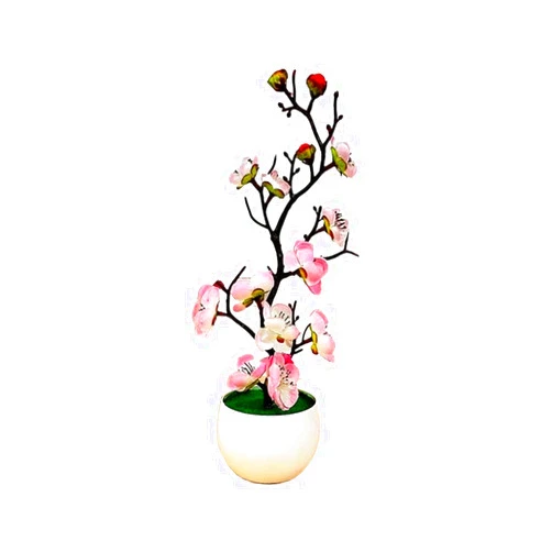 Generic Home Decorations, Bonsai, Simulated Bonsai Silk Flowers, Plum, Artificial Potted Plants, Simulation Flowers, Winter Plum Branch Vases, Deco
