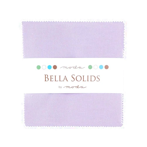 Moda Fabrics Bella Solids Lilac Moda Charm Pack by Moda Fabrics; 42-5
