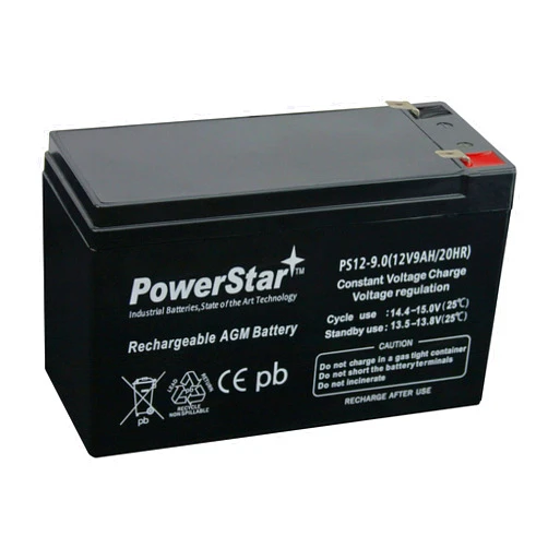 PowerStar Replacement Battery Pack for Compatible with APC BT1500 - Compatible with APC RBC33 Cartridge #33 - Leakproof 12V 9AH Battery.