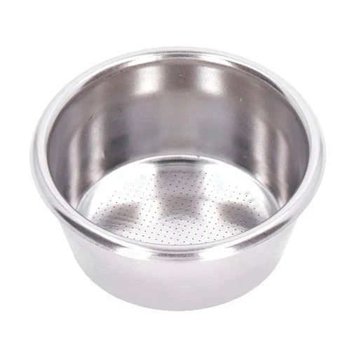 HERCHR Portafilter Filter, 54mm 2 Cups Portafilter Filter Basket, Stainless Steel Pressurized Mesh Coffee Filters Coffee Filter Porous Filter Basket For 54mm Handle