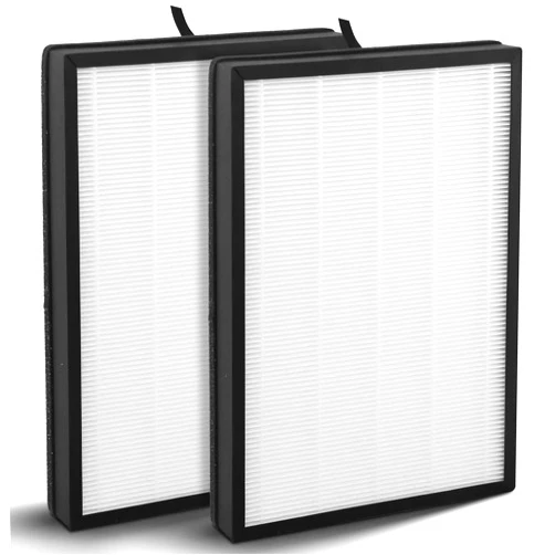 GoKBNY 2-Pack FA-500 True HEPA Replacement Filter Compatible with Famree FA500 and Aiper KJ200 Purifier, 2-IN-1 Activated Carbon Filter + H13 True HEPA Filters