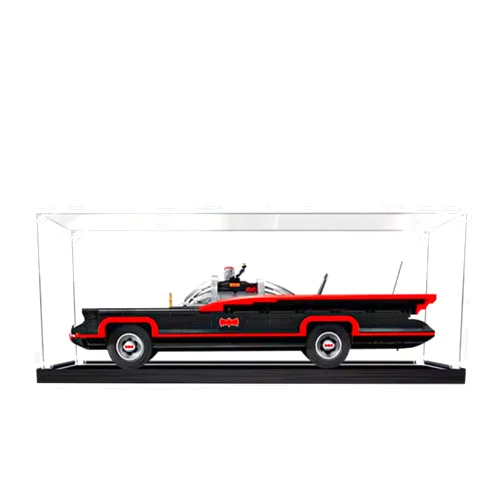 SYVEUAC Acrylic Display Case for Lego 76328 Batmobile, Dust-Proof Display Box, Storage Box, Dust-Proof Showcase for Lego 76368(Only Display Case) (Transparent 2mm)
