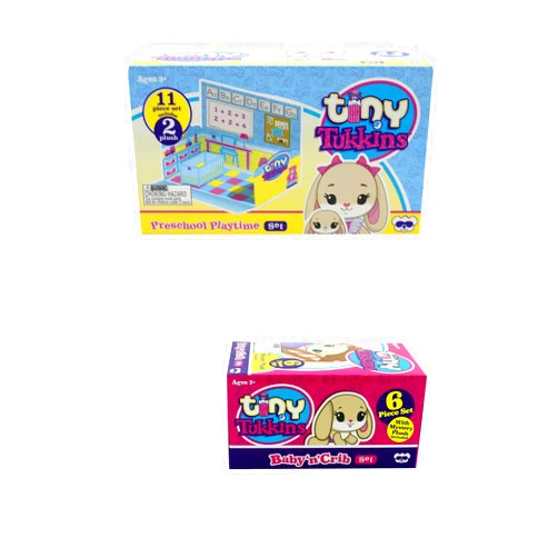 Tiny Tukkins Preschool Playset- Bunny Family