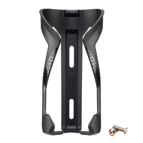 PRO BIKE TOOL Carbon Composite Water Bottle Cage - Lightweight Bike Bottle Holder for Road and Mountain Bikes - Fits 20-33oz Bottles, Easy Installation, High Collar Design - Black, 6.1 x 2.9 in
