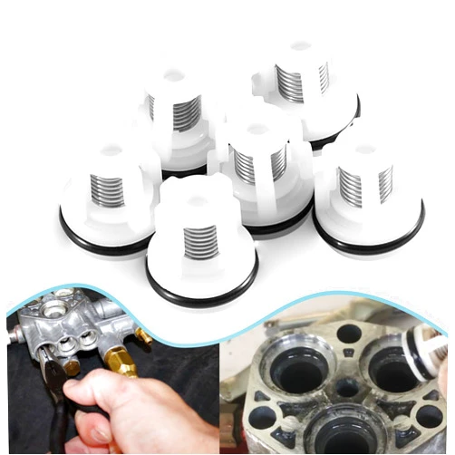 Bzumperyz AR2233 Pressure Washer Pump Check Valve Kit for RMV & RMW Series Pumps, for 70-0409 200344GS EZ Start, Black (Pack of 6)