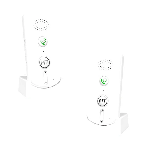 Pumwoy 2 Way Wireless Intercom for Home Hospital Hotel,1000m Range Indoor Intercoms Wireless(White)