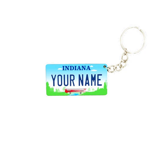 Generic License Plate Keychain - Personalized - All States