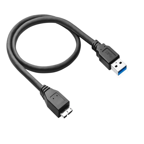 Ienza 3FT External Hard Drive Cord, Replacement USB 3.0 to Micro-B Super Speed/Charge SS Cable for Western Digital WD My Passport, Seagate, Toshiba Canvio, Samsung S5/Note 3, LaCie, Elements & More