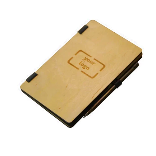 Kyivworkshop Check Holder with pen holder, Wooden Check Presenter (blank color)