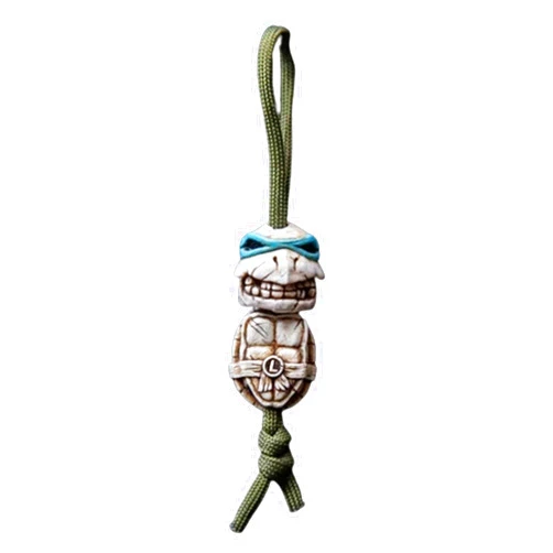 Evtbtju The 4 Turtle Brothers Skull Beads, Men's Handmade Keychain Pendant,Skull Key Chains for Men