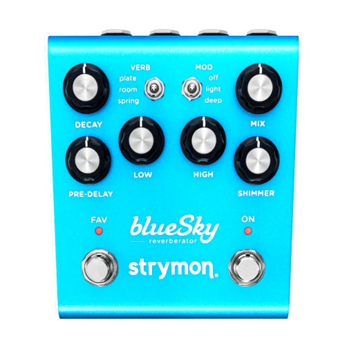 Strymon blueSky V2 Guitar Effects Pedal with Studio Quality Plate, Room and Spring Reverbs, for Electric and Acoustic Guitar, Synths, Vocals and Keyboards