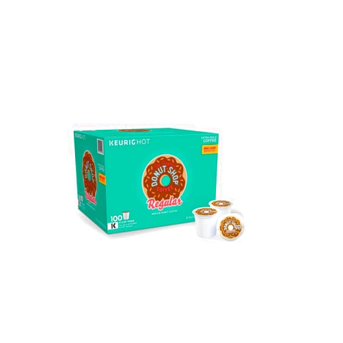 Generic Single-Serve K-Cup Pods, Regular Coffee Pods, The Original Donut Shop, Medium Roast Coffee, 100 Count…