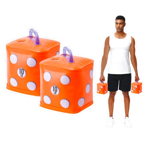Deiris Portable Travel Dumbbells, Water Filled Dumbbells Set, Foldable & Adjustable Dumbbells 10~20 LBS/pair, Portable Fitness Equipment, for Core Training, Strength Training