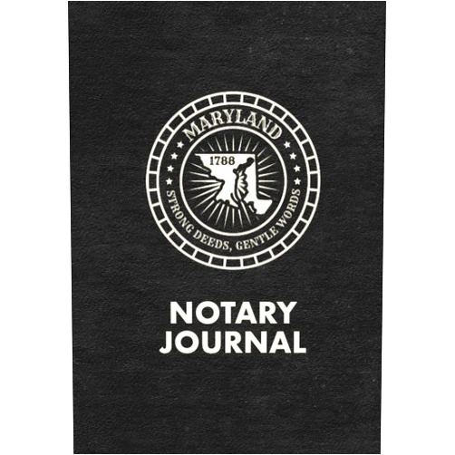 PaperTrailPro Publications Maryland Notary Journal: Notary Log Book to Record Public Notarizations Performed in the State of Maryland (MD)