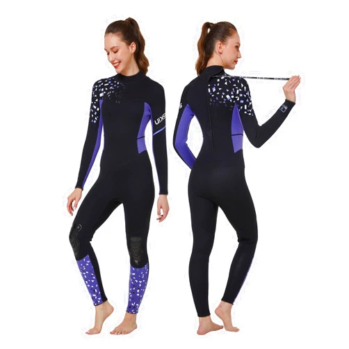 Seaskin Full Wetsuits for Men Womens 3mm Back Zip