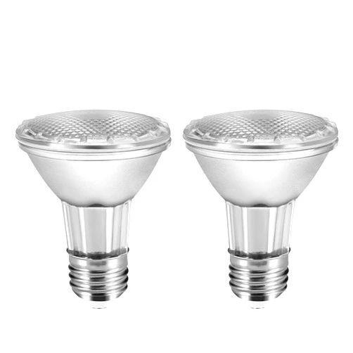 LPSAFP PAR20 7W LED Range Hood Light,E26 120V Dimmable Warm White 595lm, Waterproof IP65, Replacement 50W Halogen Cup. Spot Bulbs for Kitchen Appliances, Track Lighting, Outdoor Landscaping 2 Pack