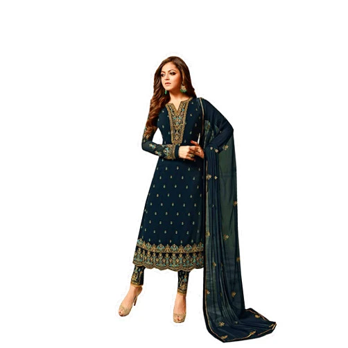 ZIYA Women's Ethnic Indian Pakistani straight salwar kameez 2601