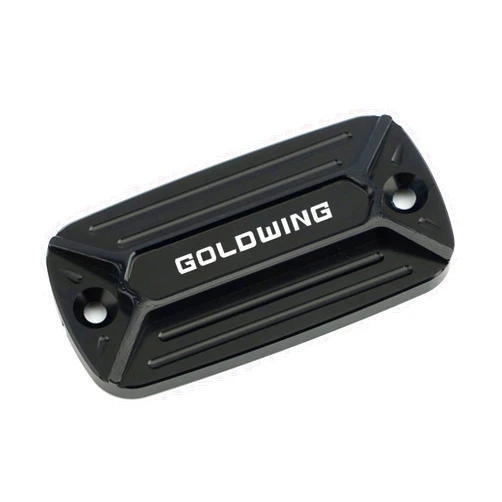 DOLOX Oil Cup for H Valkyrie Goldwing 1800 1500 VTX 2012-2018 Motorcycle Accessories CNC Front Brake Fluid Reservoir Cover Oil Tank Cup(Black)