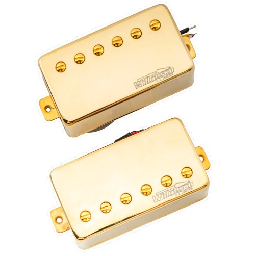 Musiclily Wilkinson Vintage Alnico 5 Humbucker Pickups Set for Epiphone USA Les Paul SG Style Electric Guitar, Gold