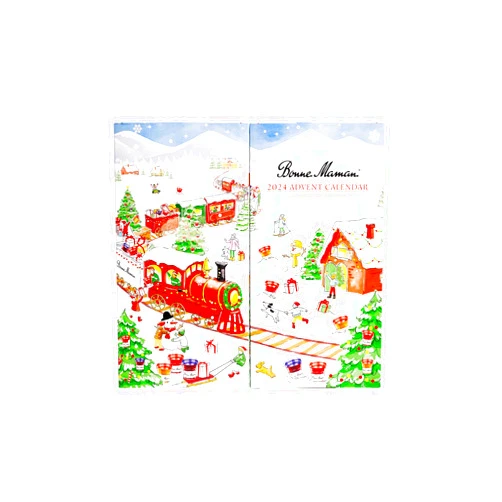 Bonne Maman 2024 Limited Edition Advent Calendar, 24 Mini Spreads