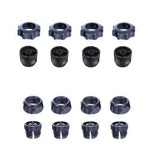 ThtRht 8 Set Retaining Nut with Thread Screw Replacement 17mm Ball Joint Mount Socket for Phone Holder Stand Clip Cradle Car Wireless Charger Bracket Clamp GPS DV Dash Camera