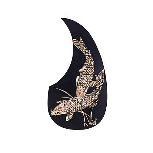 SUPVOX Guitar Pickguard Anti-Scratch Guard Plate Self-Adhesive Pick Sticker for Acoustic Guitar Parts 128mm