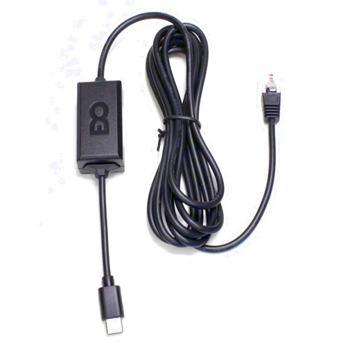 EDO Tech Supply USB-C to RJ11 6 Ft Power Cord for Beltronic Sti Escort Passport Uniden Cobra Road Scout Radar Laser Detector