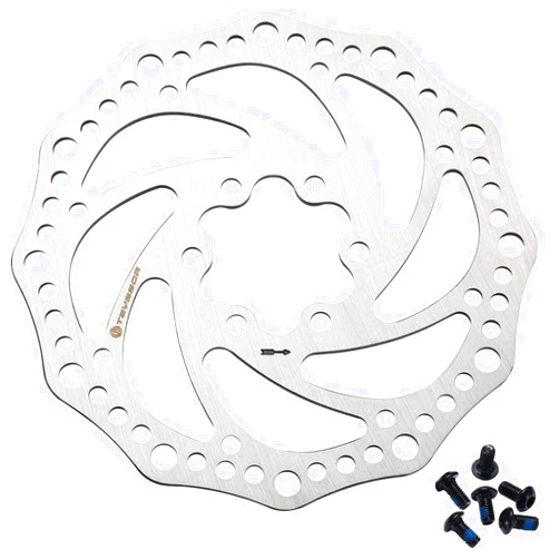 Teyssor 140mm 160mm 180mm 203mm Bike Disc Brake Rotor with 6 Bolts Fit for Road Bike Mountain Bike BMX MTB