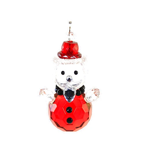 Ganz Christmas Santa Ornament, Acrylic, 2 Inches Width, 3 Inches Length, Multicolor