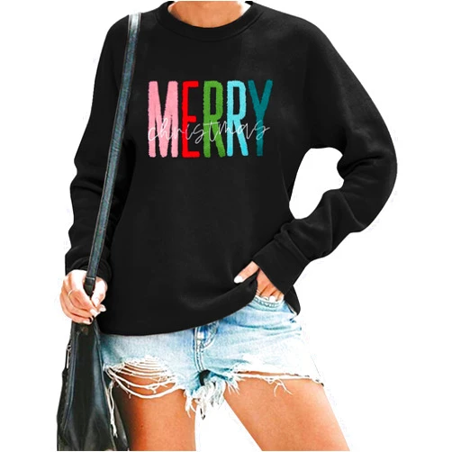 MNLYBABY Merry Christmas Sweatshirt Santa Shirt: Women Tell Me What You Want Shirt Santa Claus Pullover Xmas Holiday Tops