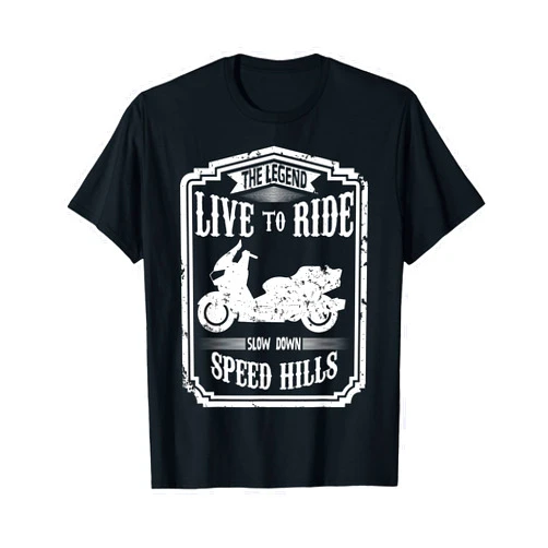 Moped Driver Scooter Fun Statement Biker Apparel Motorcycle Moped Scooter Lover Racing T-Shirt