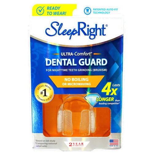 SleepRight Ultra-Comfort Dental Guard Mouth Guard to Prevent Teeth Grinding - No Boil - Extra Strong