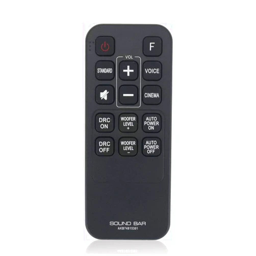 LOMCA Replacement Remote Control for LG Sound bar LAS454B SH3K LAS485B SJ7 SJ9 SJ4Y SK3D SK4D SK1 Surround bar