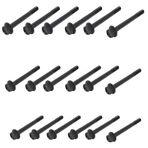 SEBAOFADANSIOS 18Pcs Cylinder Head Bolt 129900-01200 for Yanmar Engine 4GP98 4TNE92 4TNE94 4TNE94L 4TNE98 4TNV94L 4TNV94 4TNV98 4TNV98C 4TNV98CT 4TNV98T